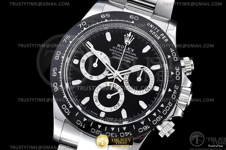 0505 Upgraded ROLDYT0348B – Daytona 116500 CER SS Black 904L BTF Asia 947